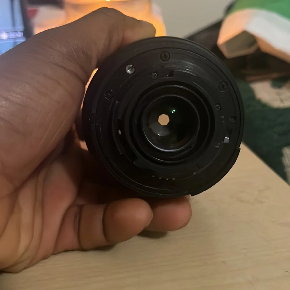 Nikon Af Nikkor 80-200mm fairly used. It is missing the caps though